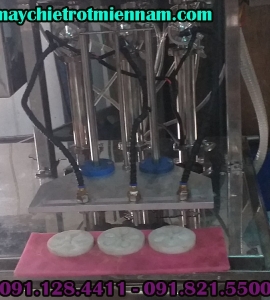 Máy chiết rót định lượng 2 - 20ml, máy chiết rót nước hoa, tinh dầu
